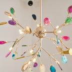 Dunselholm Agate Chandelier-Moonnatur