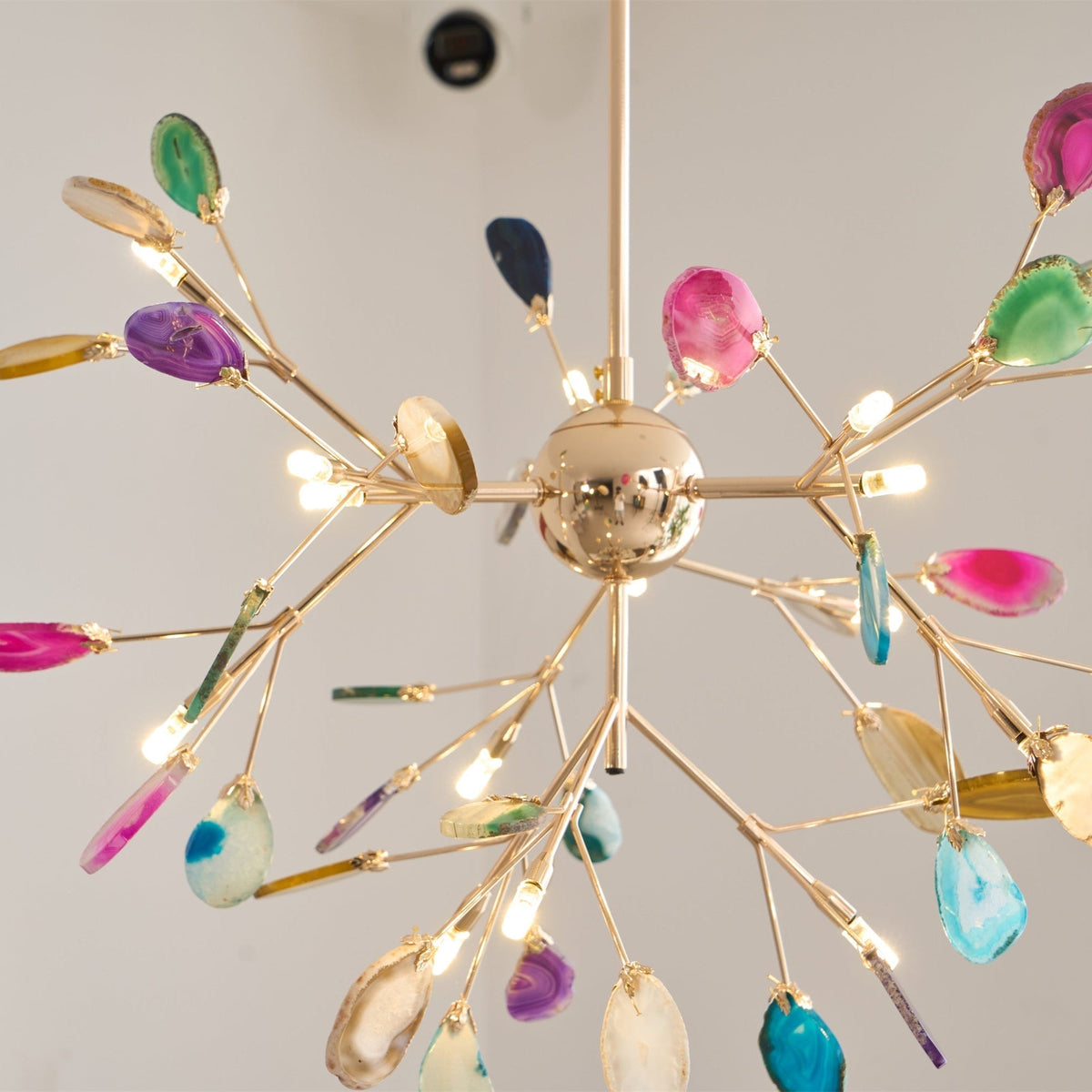 Dunselholm Agate Chandelier-Moonnatur