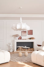 Avonenna Cocoon Silk Pendant Light-Moonnatur