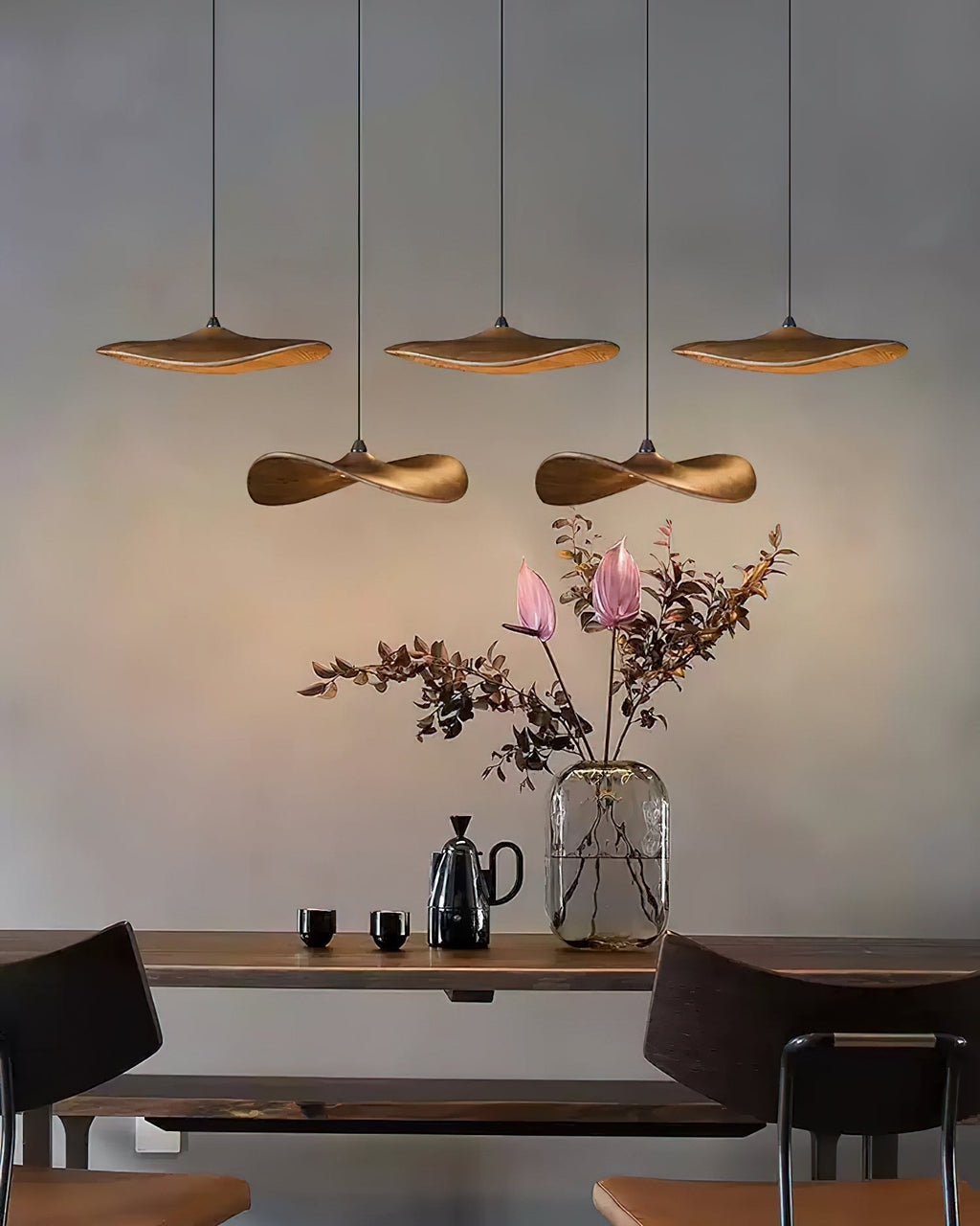 Kiranaria Wood Chandelier-Moonnatur
