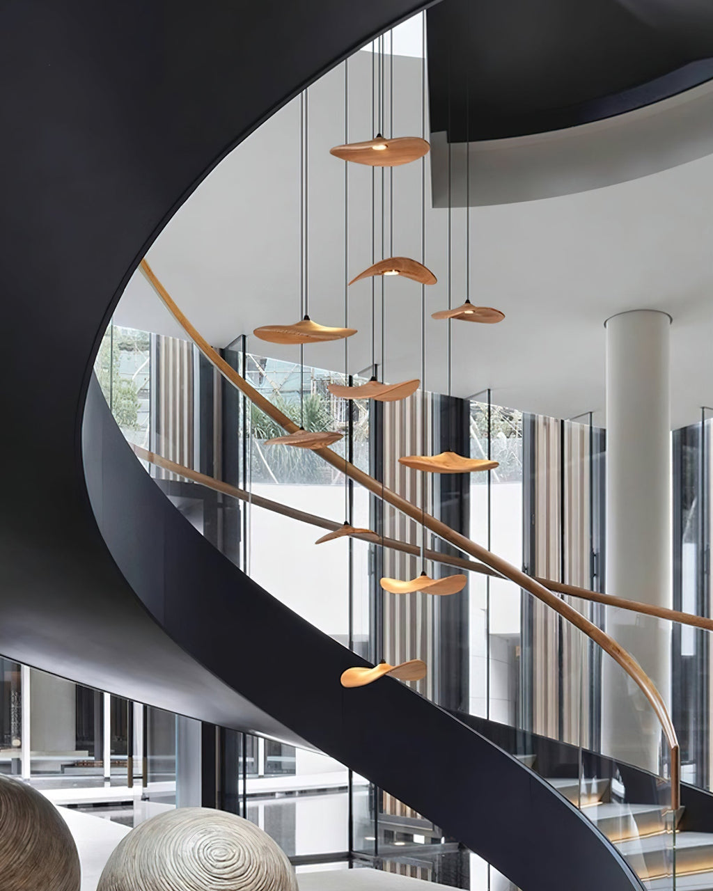 Kiranaria Wood Chandelier-Moonnatur