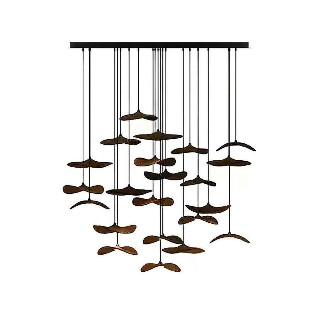 Kiranaria Wood Chandelier-Moonnatur