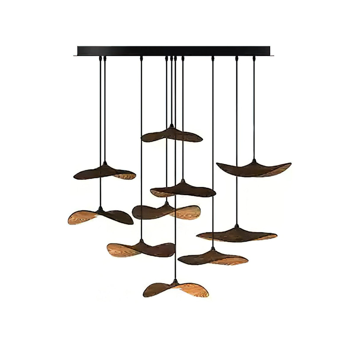 Kiranaria Wood Chandelier-Moonnatur