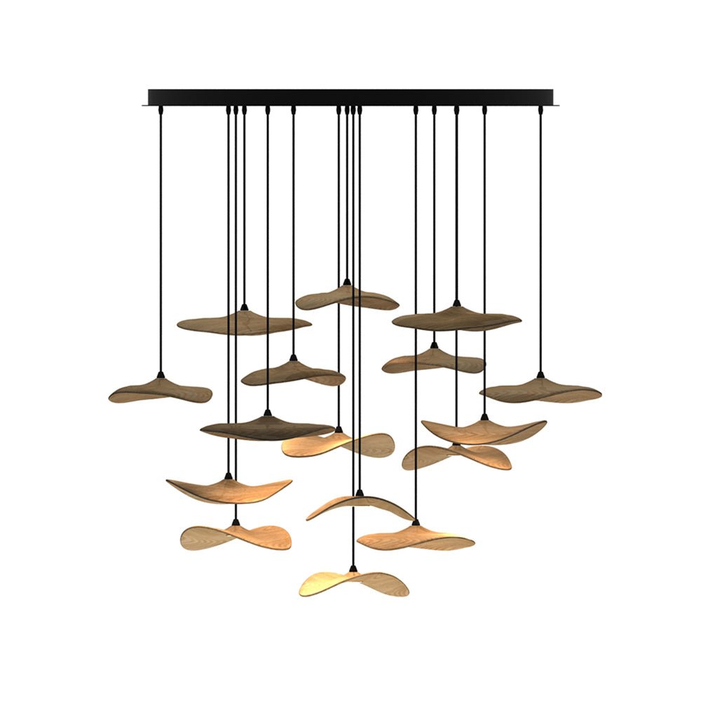 Kiranaria Wood Chandelier-Moonnatur