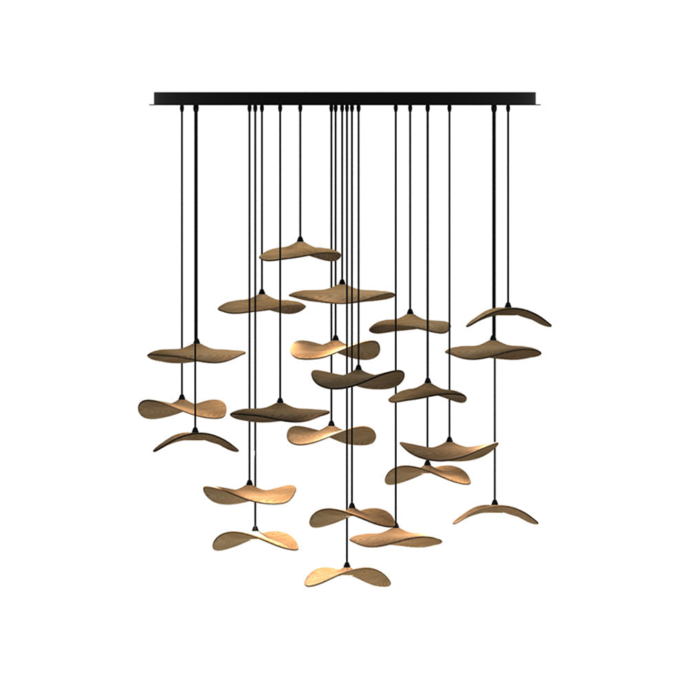 Kiranaria Wood Chandelier-Moonnatur