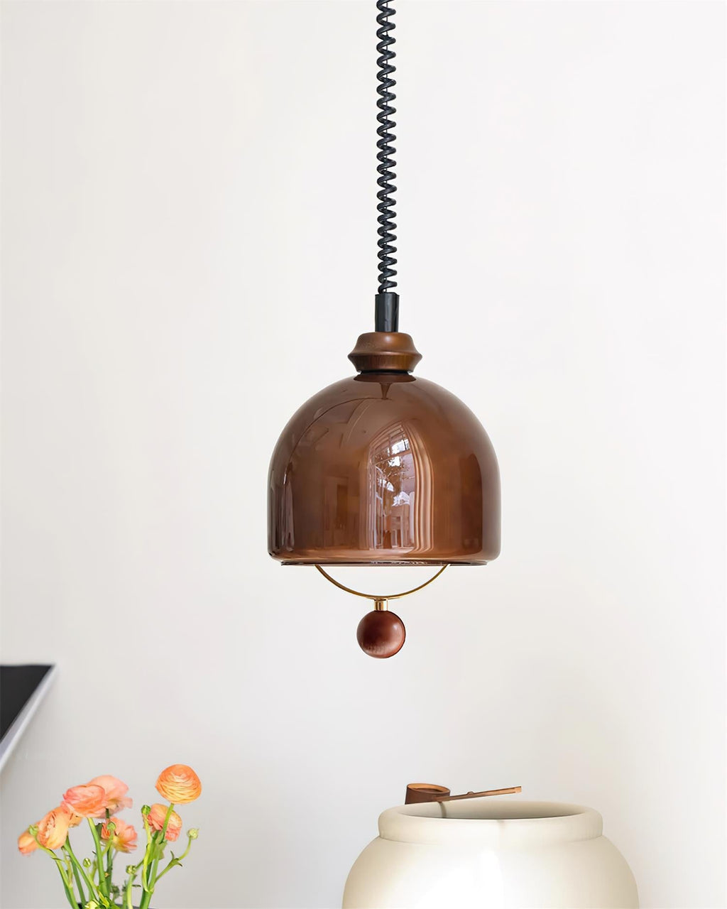 Fendelmere Glass Pendant Light-Moonnatur