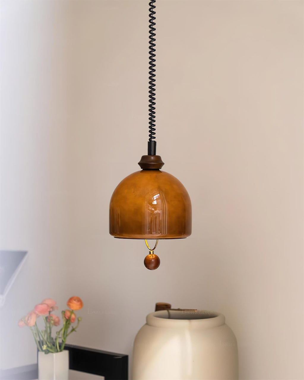 Fendelmere Glass Pendant Light-Moonnatur