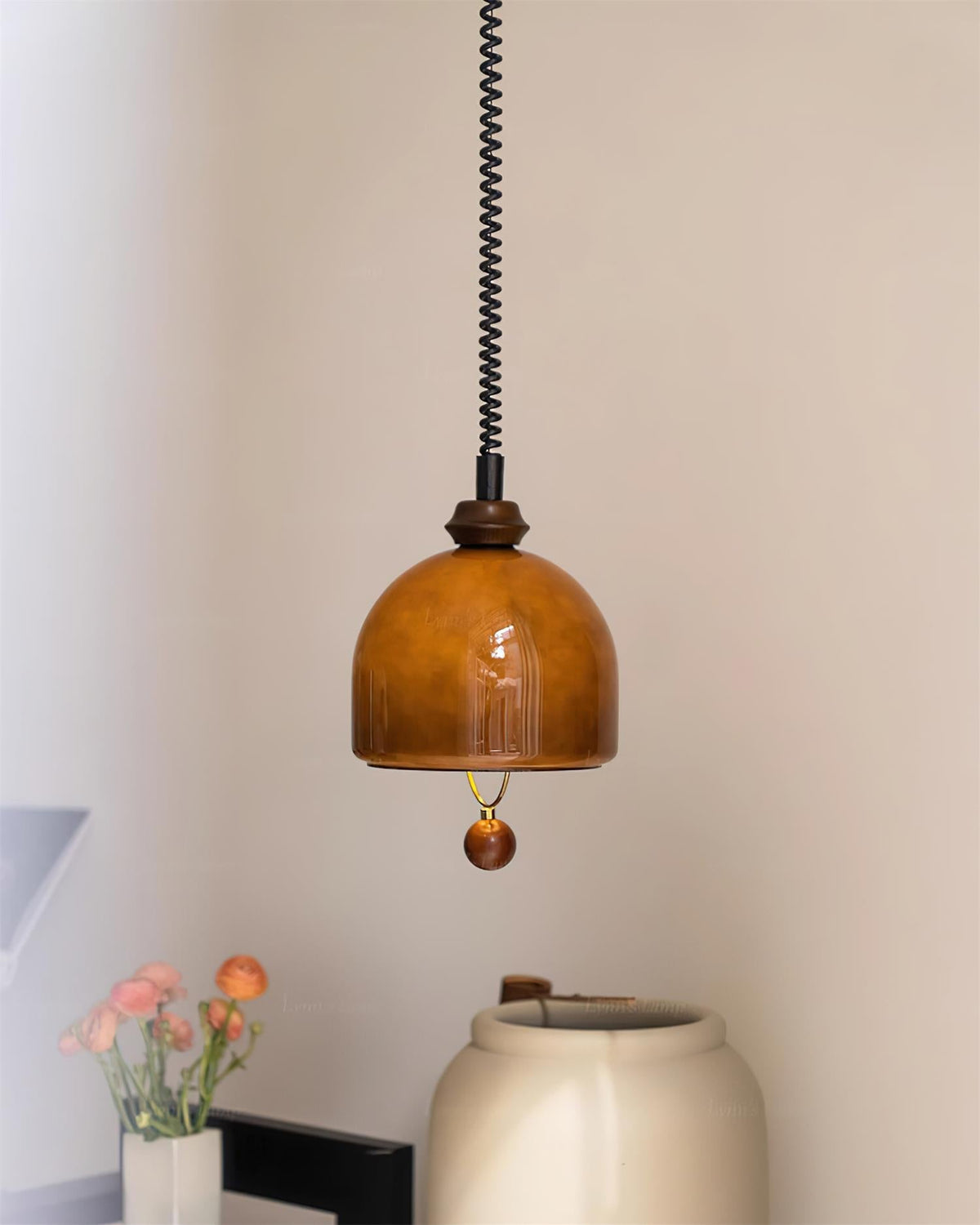 Fendelmere Glass Pendant Light-Moonnatur