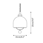 Fendelmere Glass Pendant Light-Moonnatur