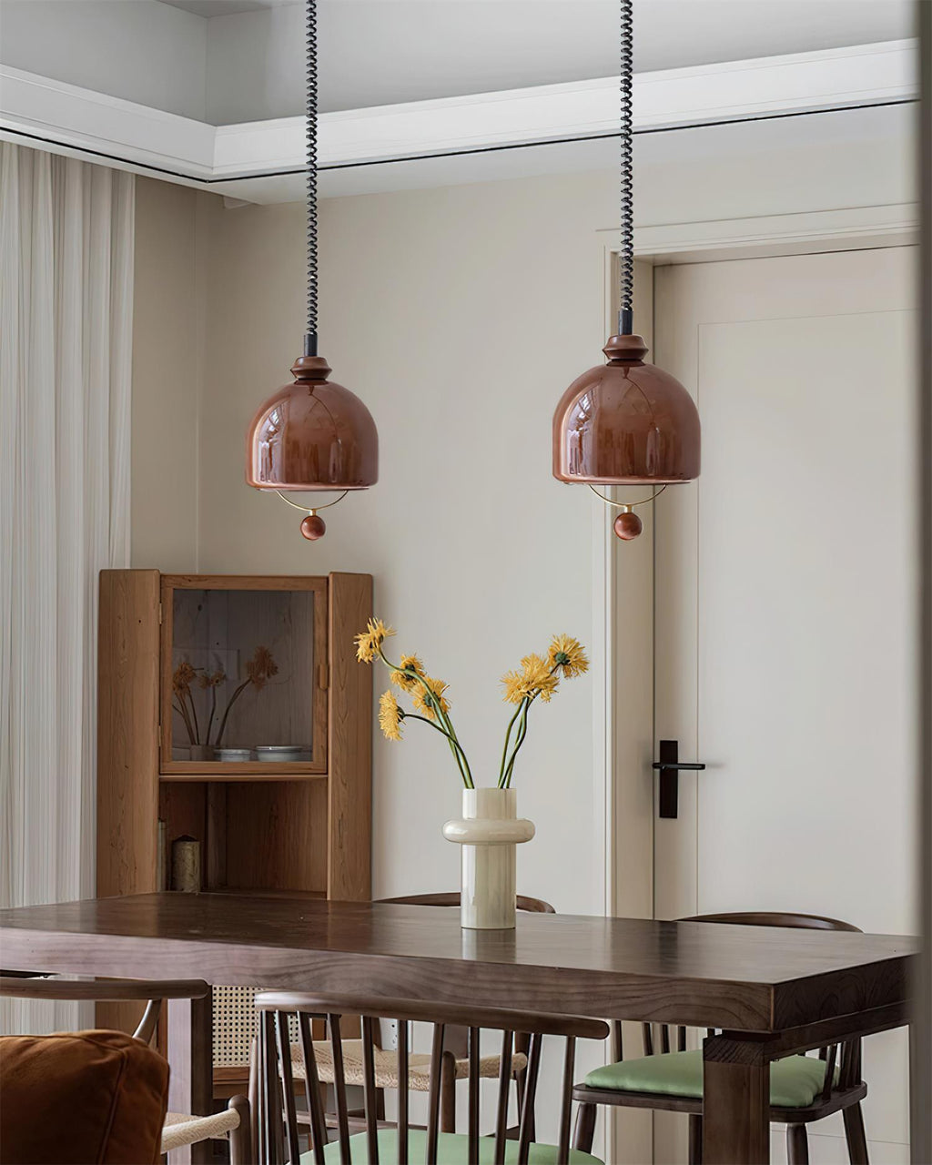 Fendelmere Glass Pendant Light-Moonnatur