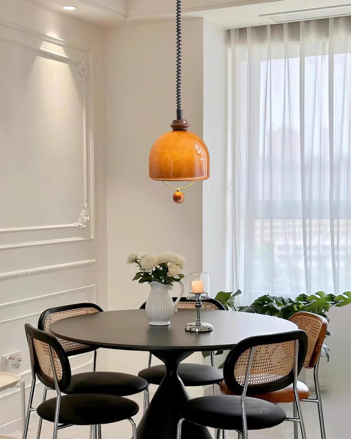 Fendelmere Glass Pendant Light-Moonnatur