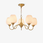 Lyrenena Glass Chandelier-Moonnatur