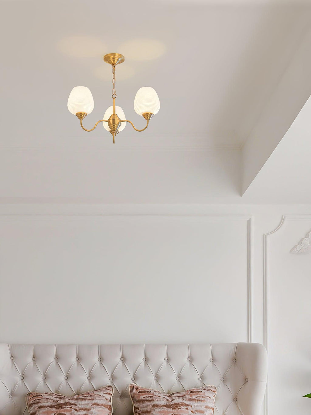 Lyrenena Glass Chandelier-Moonnatur