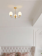 Lyrenena Glass Chandelier-Moonnatur