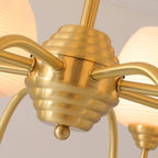 Lyrenena Glass Chandelier-Moonnatur