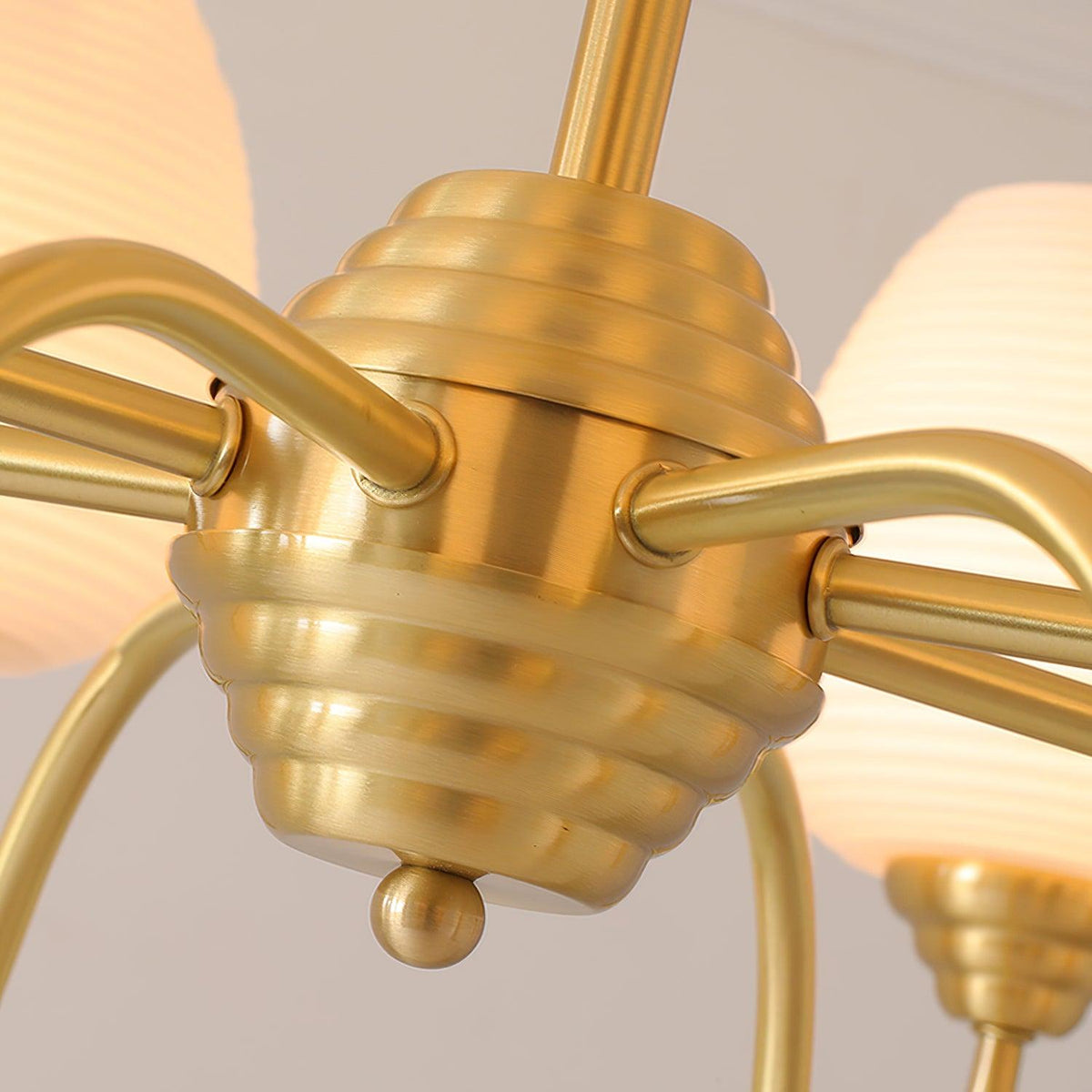 Lyrenena Glass Chandelier-Moonnatur