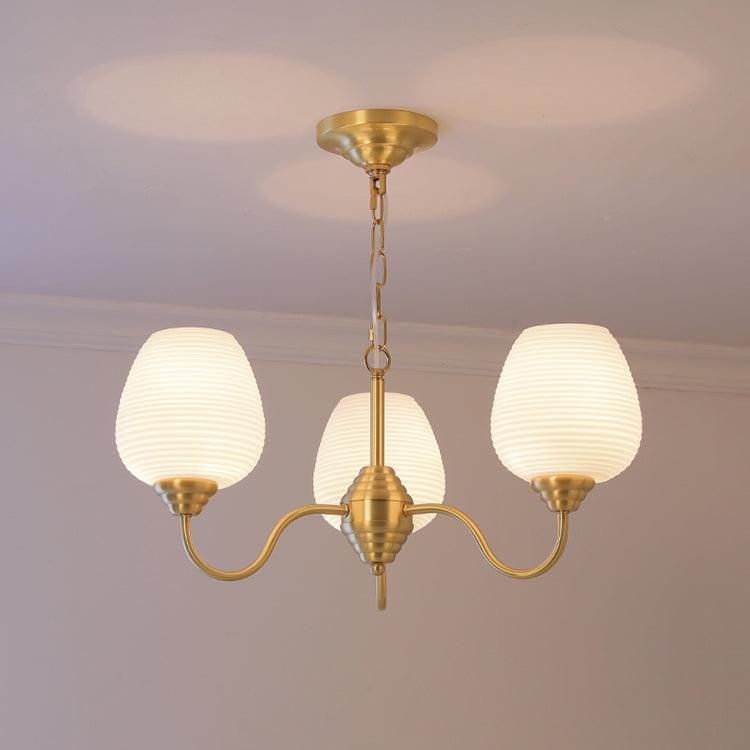 Lyrenena Glass Chandelier-Moonnatur