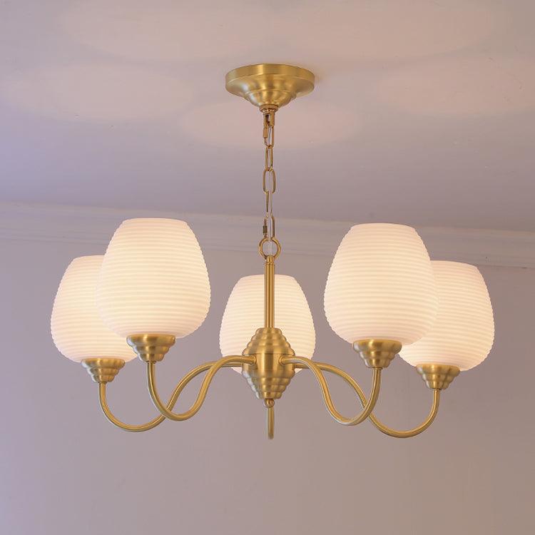 Lyrenena Glass Chandelier-Moonnatur