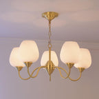 Lyrenena Glass Chandelier-Moonnatur