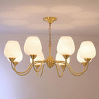 Lyrenena Glass Chandelier-Moonnatur
