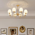 Lyrenena Glass Chandelier-Moonnatur