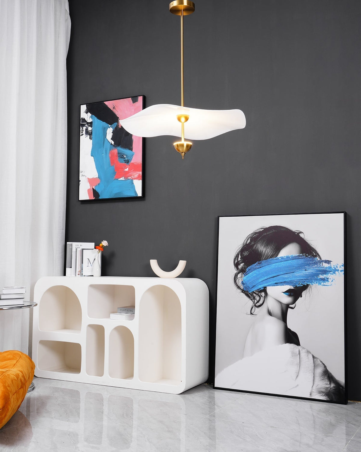 Korrwyn Acrylic Pendant Light-Moonnatur