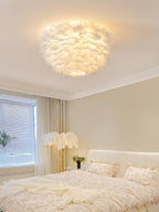 Haldenwyn Feather Ceiling Light-Moonnatur