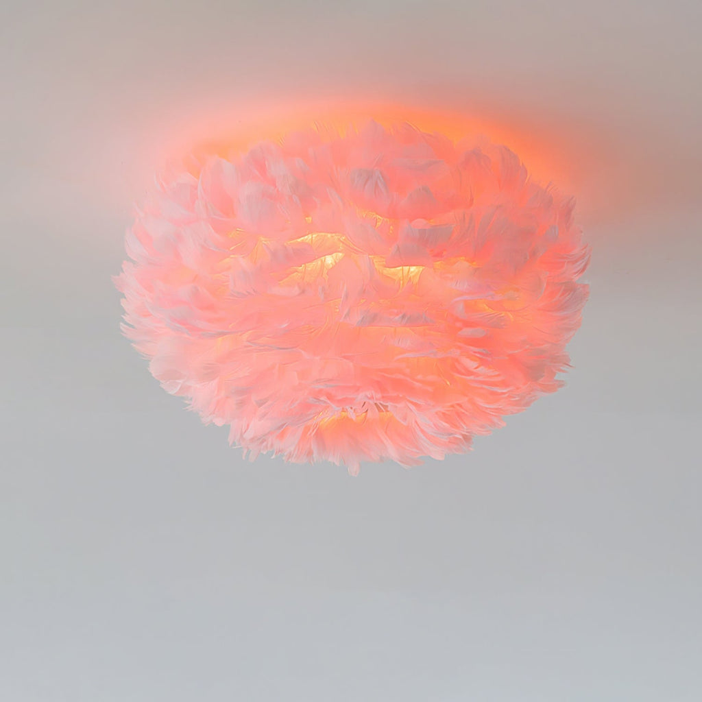 Haldenwyn Feather Ceiling Light-Moonnatur