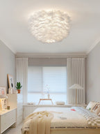 Haldenwyn Feather Ceiling Light-Moonnatur
