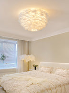 Haldenwyn Feather Ceiling Light-Moonnatur