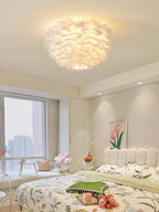 Haldenwyn Feather Ceiling Light-Moonnatur