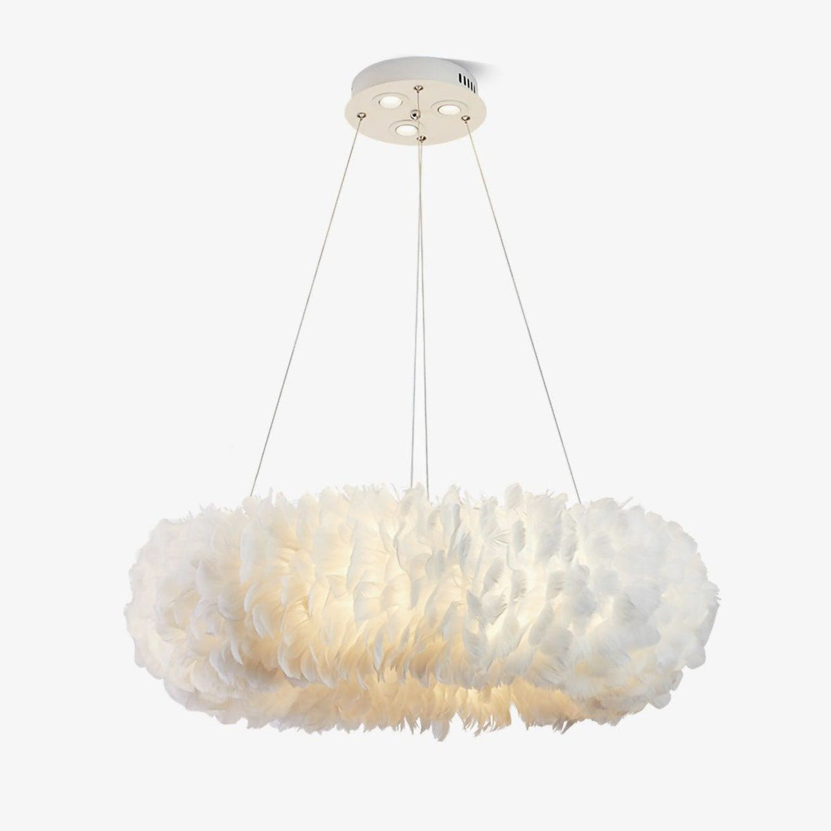 Downavelle Feather Pendant Light-Moonnatur