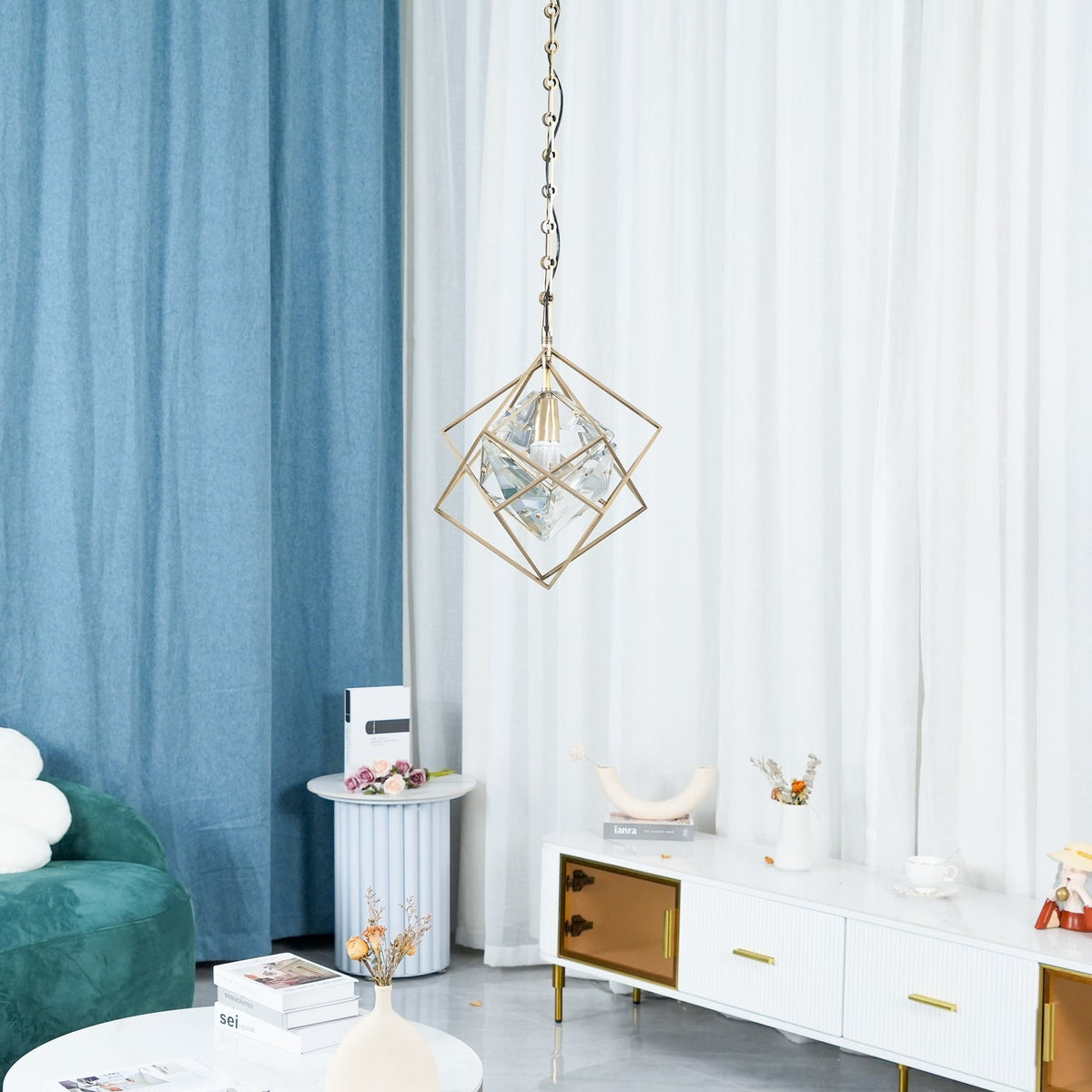 Navira Crystal Pendant Lamp-Moonnatur