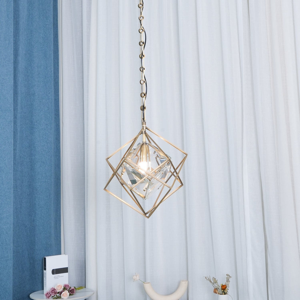 Navira Crystal Pendant Lamp-Moonnatur
