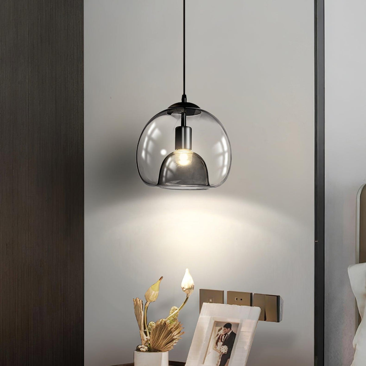 Brynenna Glass Pendant Light-Moonnatur