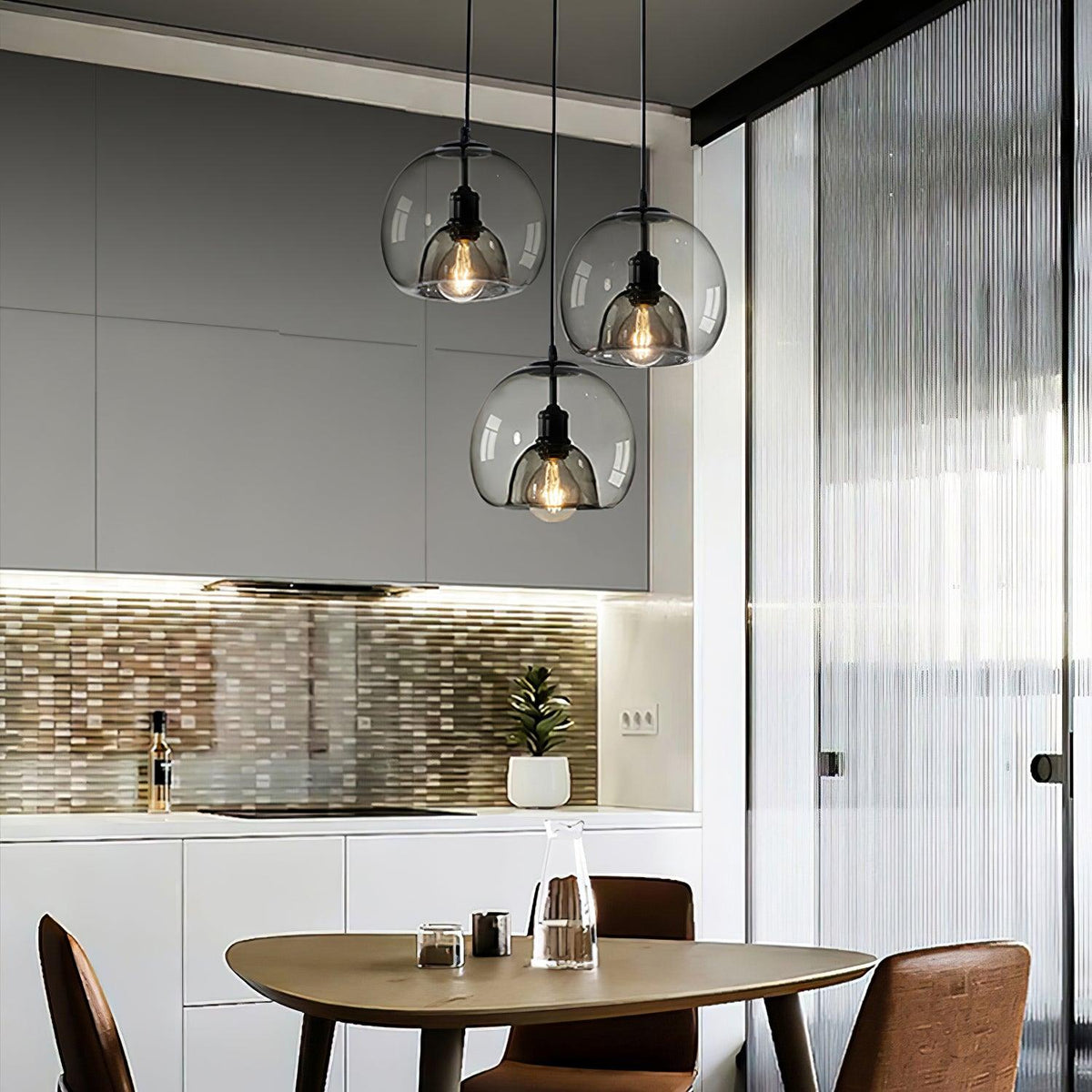 Brynenna Glass Pendant Light-Moonnatur