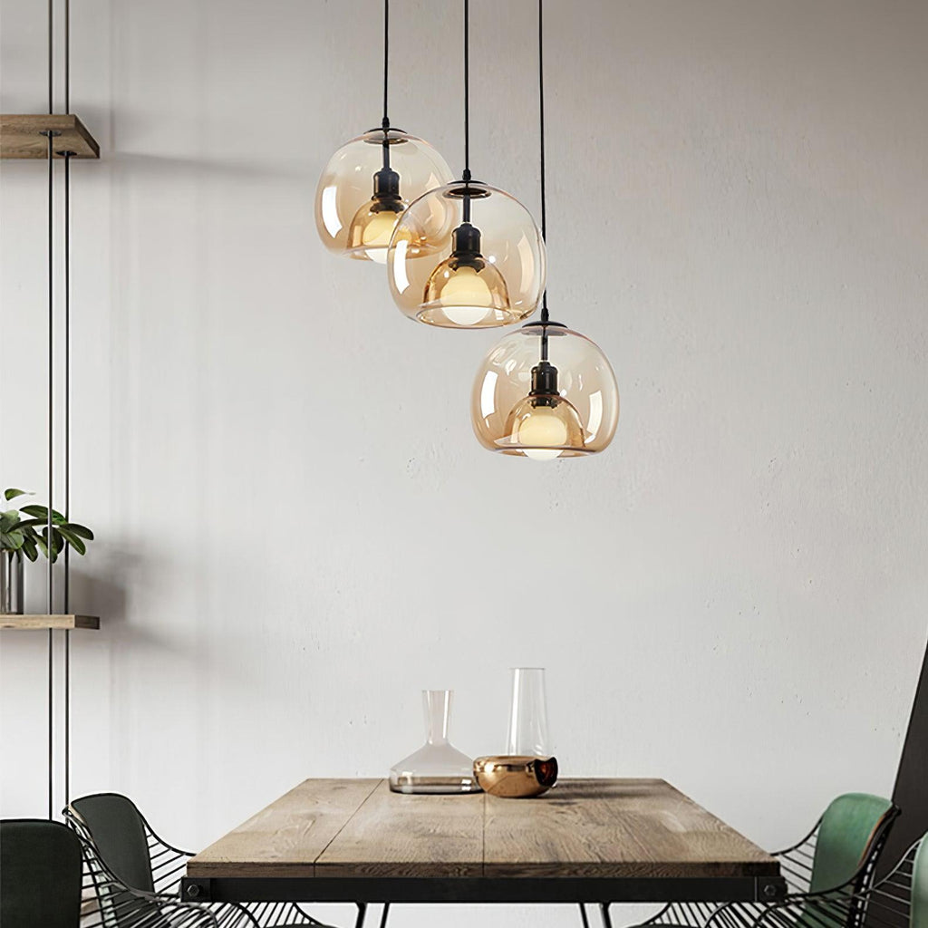 Brynenna Glass Pendant Light-Moonnatur