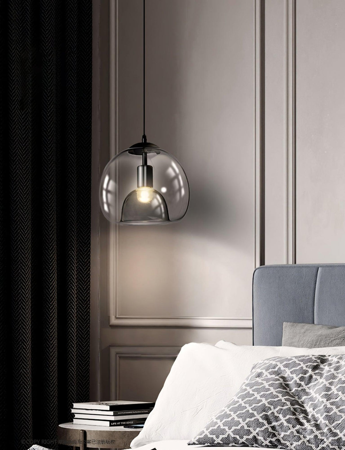 Brynenna Glass Pendant Light-Moonnatur