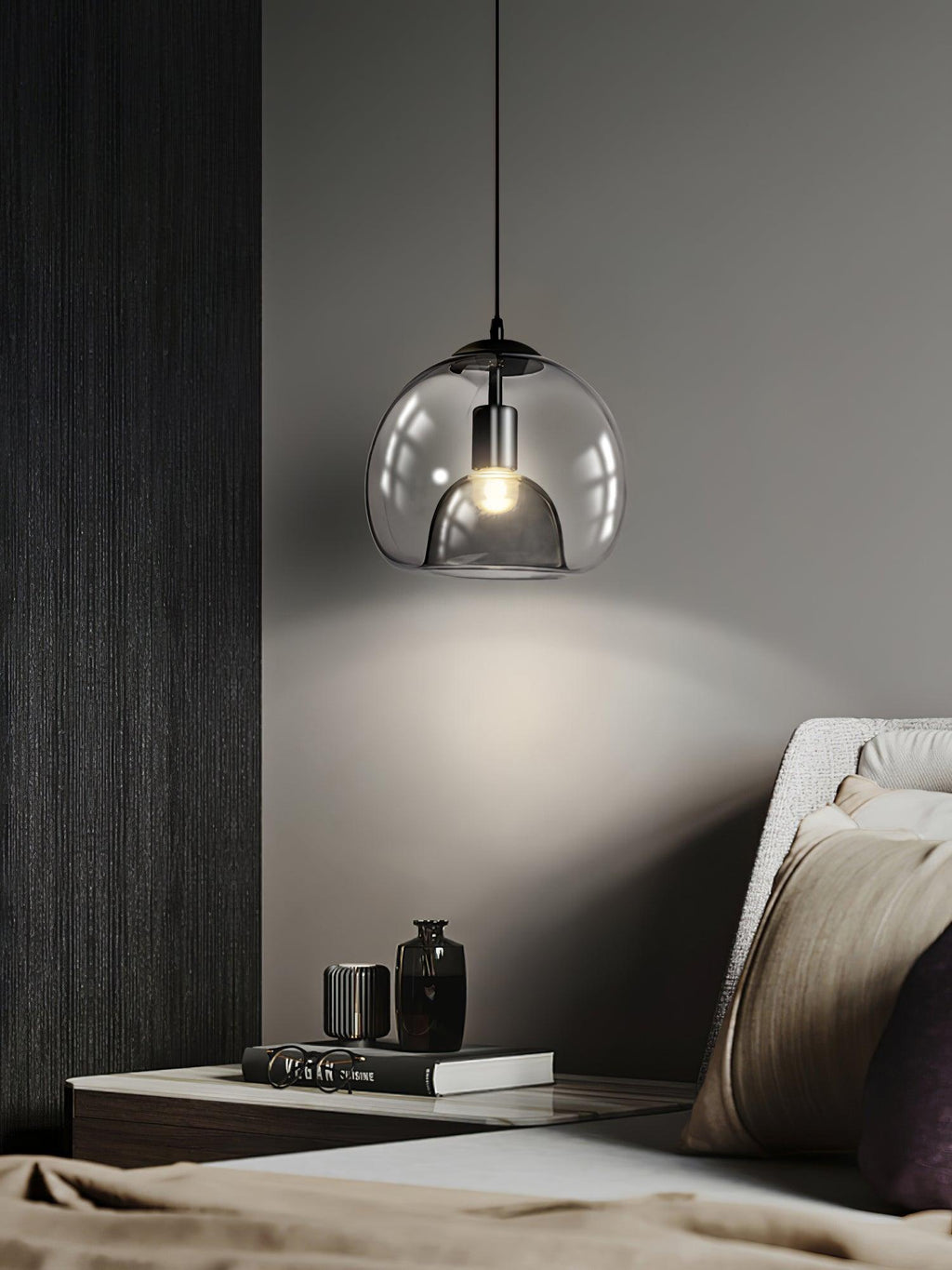 Brynenna Glass Pendant Light-Moonnatur