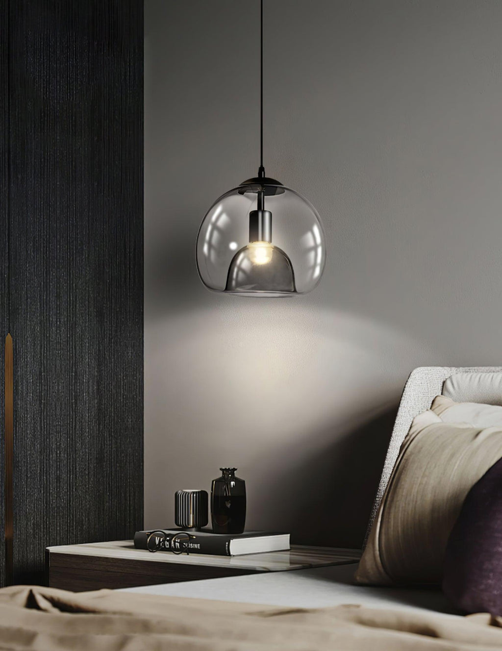 Brynenna Glass Pendant Light-Moonnatur