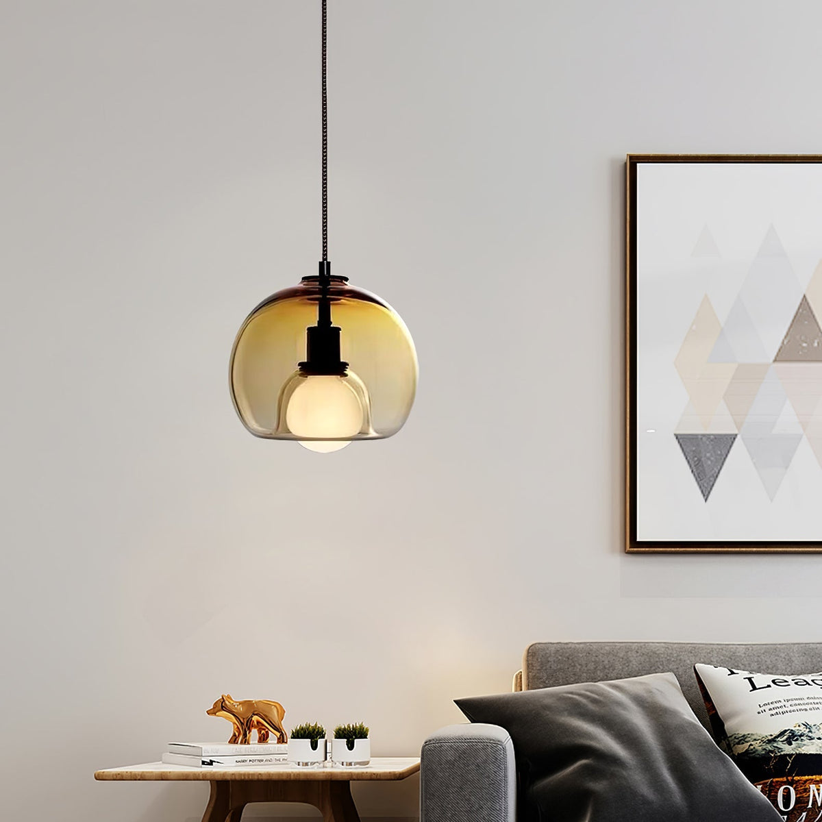Everlyn Glass Pendant Light-Moonnatur