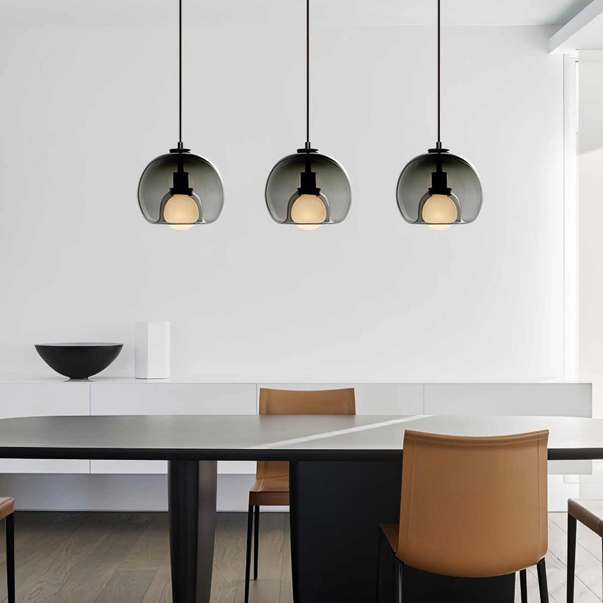 Everlyn Glass Pendant Light-Moonnatur