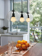 Everlyn Glass Pendant Light-Moonnatur
