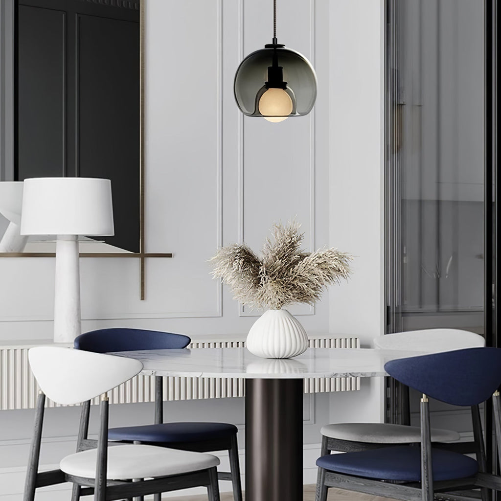 Everlyn Glass Pendant Light-Moonnatur