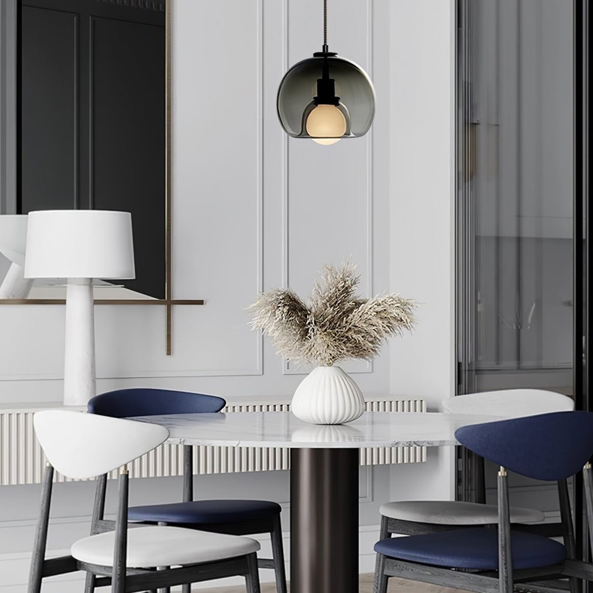 Everlyn Glass Pendant Light-Moonnatur
