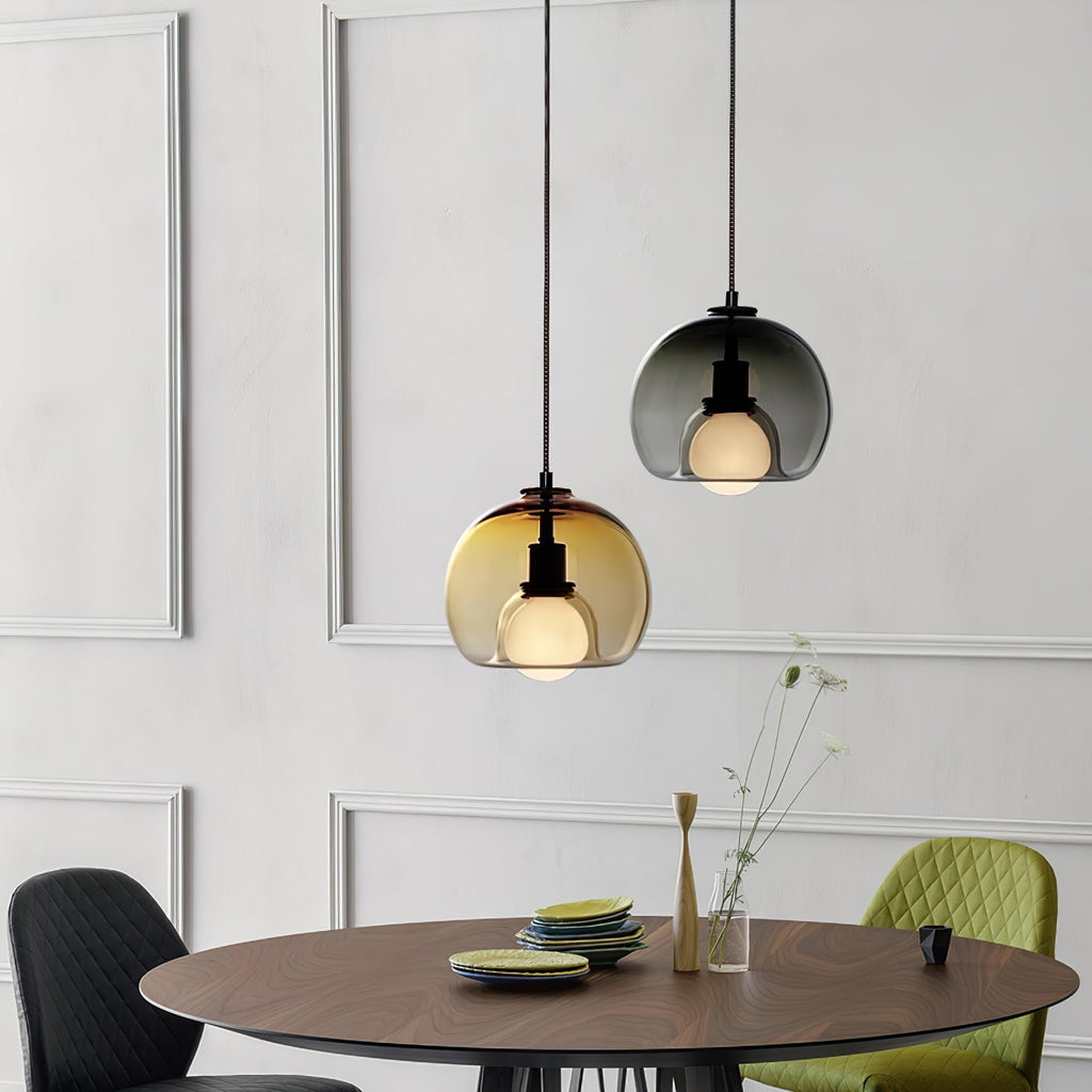 Everlyn Glass Pendant Light-Moonnatur