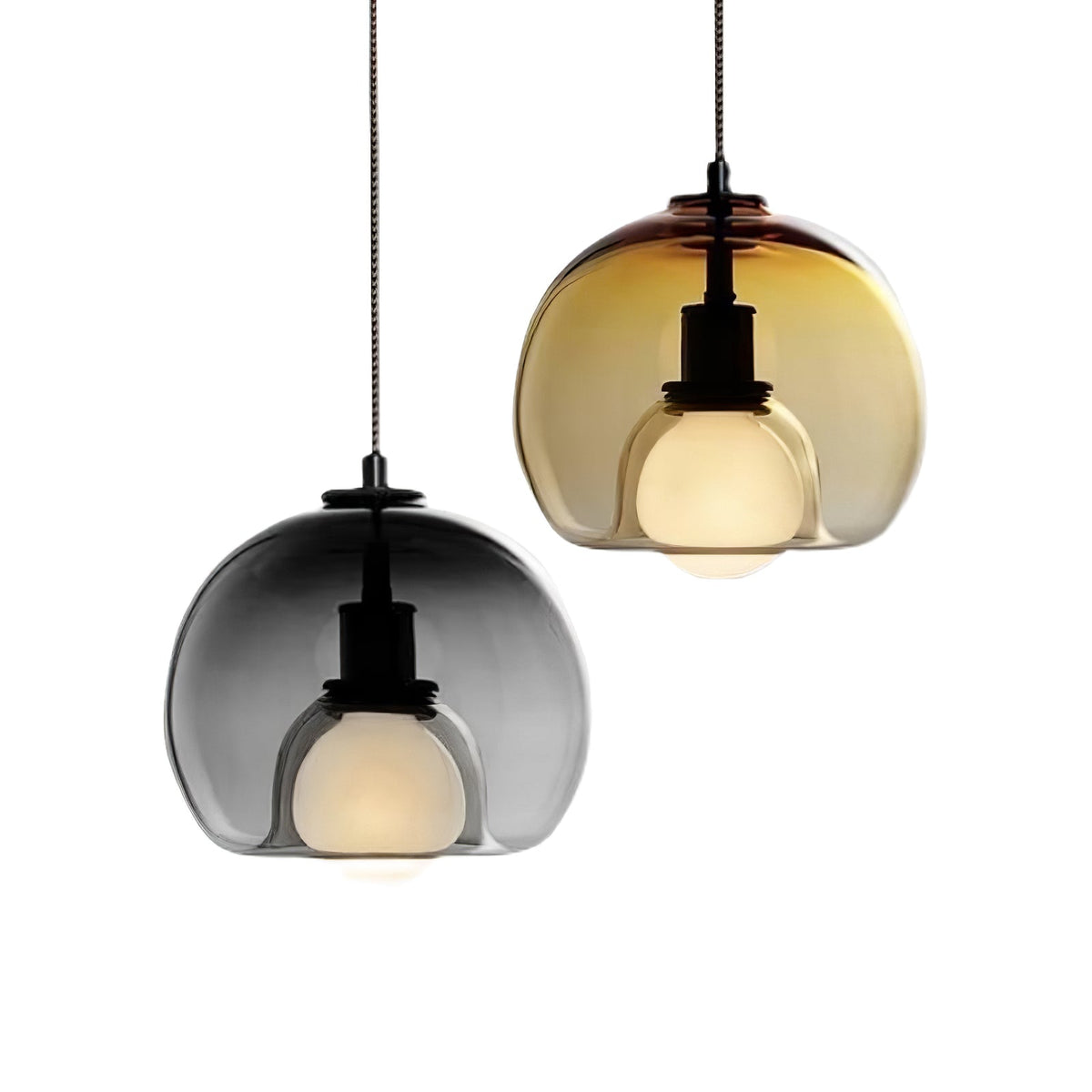Everlyn Glass Pendant Light-Moonnatur