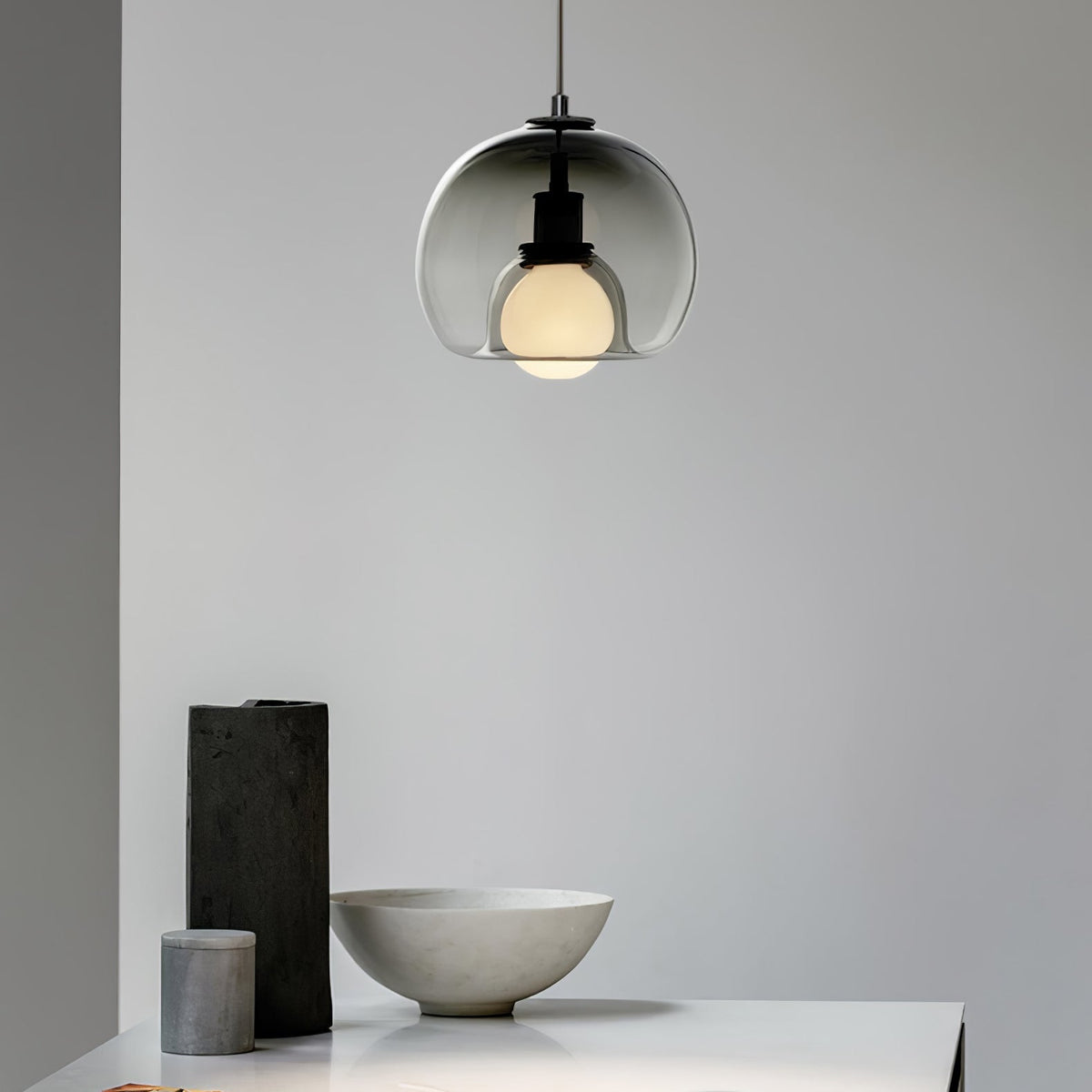Everlyn Glass Pendant Light-Moonnatur