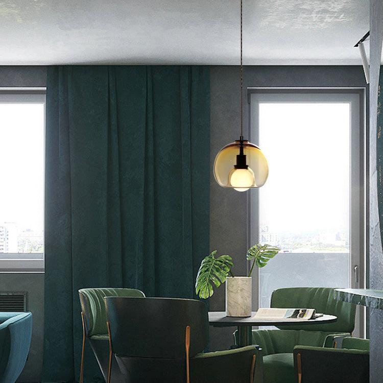 Everlyn Glass Pendant Light-Moonnatur