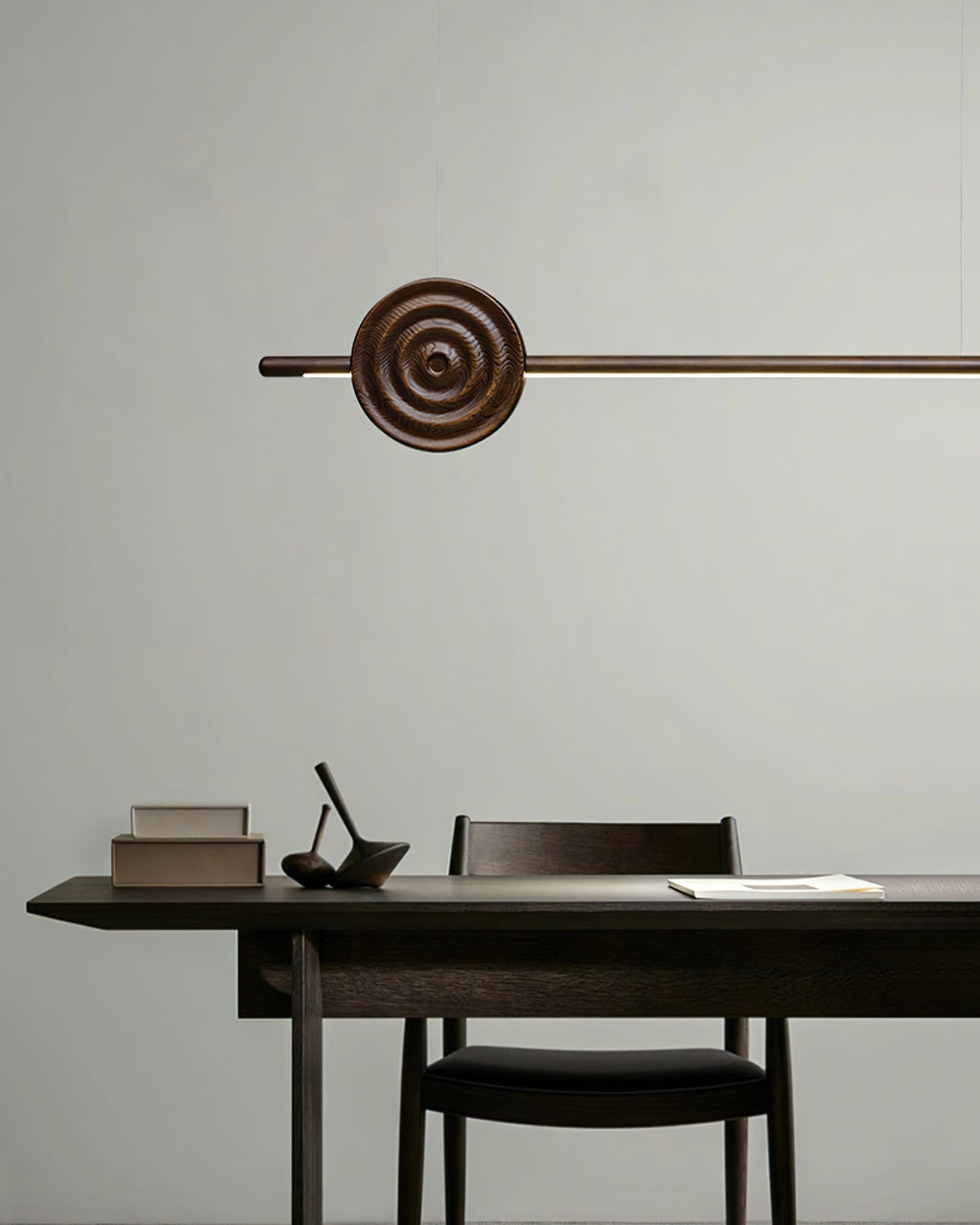 Bracketh Wood Chandelier-Moonnatur